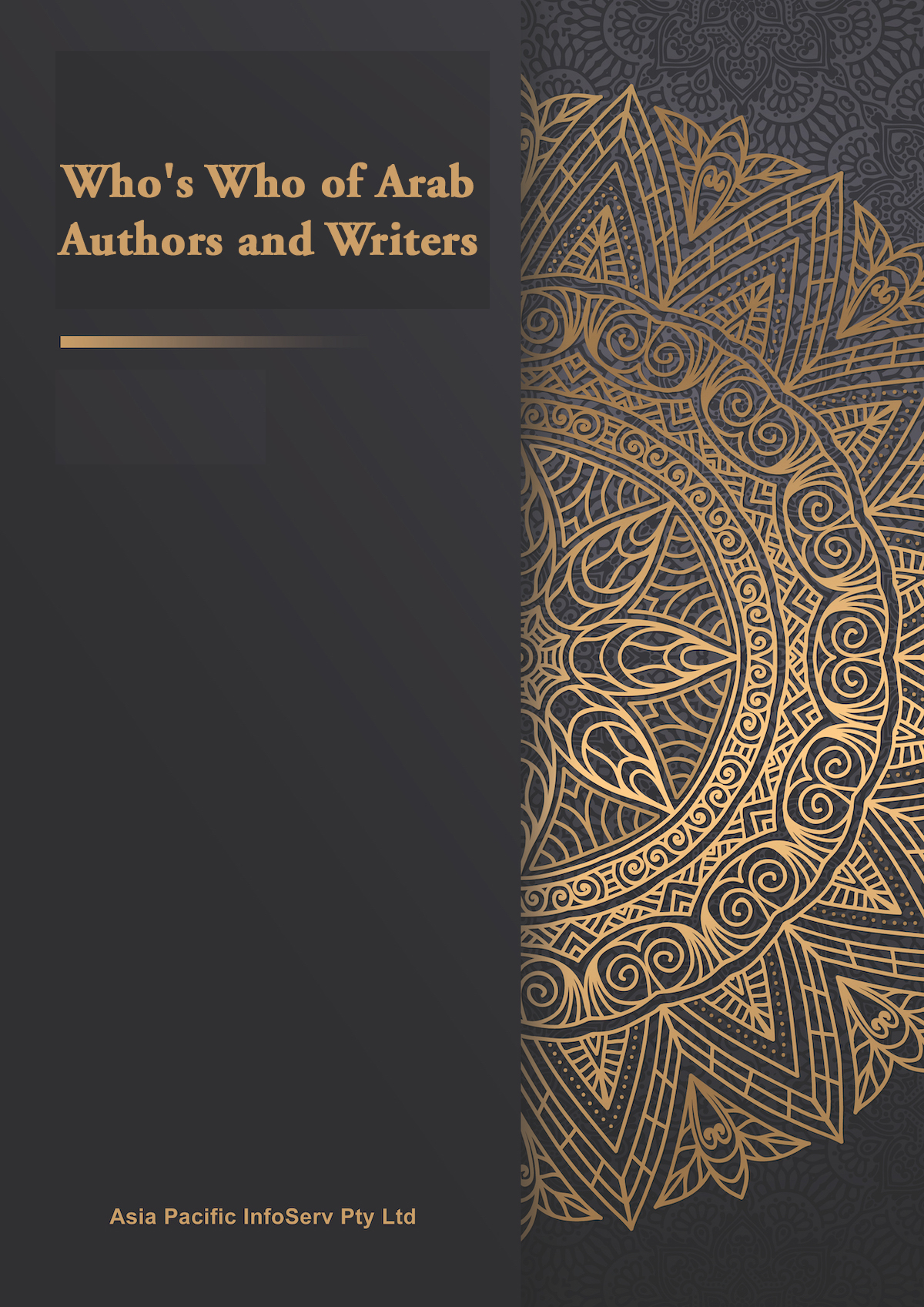 Who s Who Of Arab Authors And Writers API Publishing